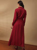 Women's Solid Long Shirt Dress