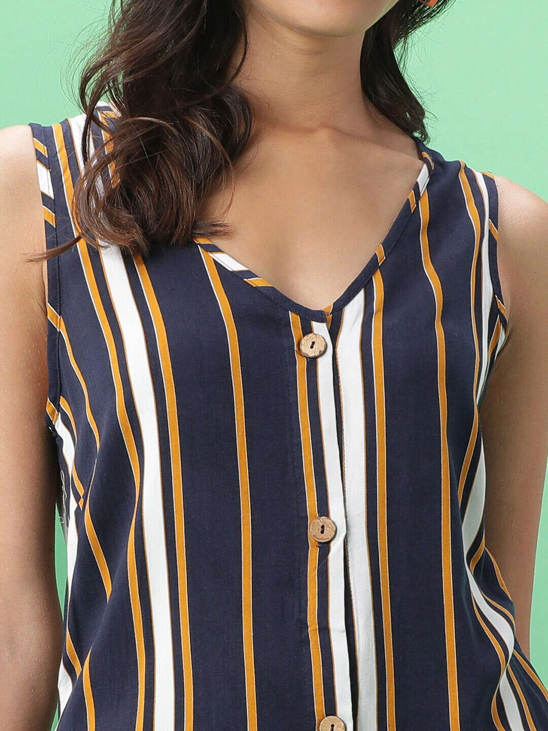 Women's Button Down A-Line Dress