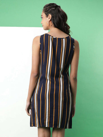 Women's Button Down A-Line Dress