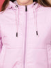 Women's Crop Jacket With Hood