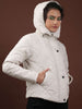 Women's Curved Jacket With Sherpa Lining At Hood