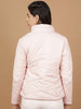 Women's High Neck Zip Front Puffer Jacket