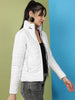 Women's High Neck Zip Front Puffer Jacket