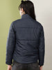 Women's High Neck Curved Jacket