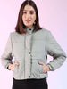 Women's Detachable Sleeve Crop Jacket