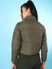 Women's Detachable Sleeve Crop Jacket