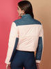 Women's Colorblock High Neck Jacket