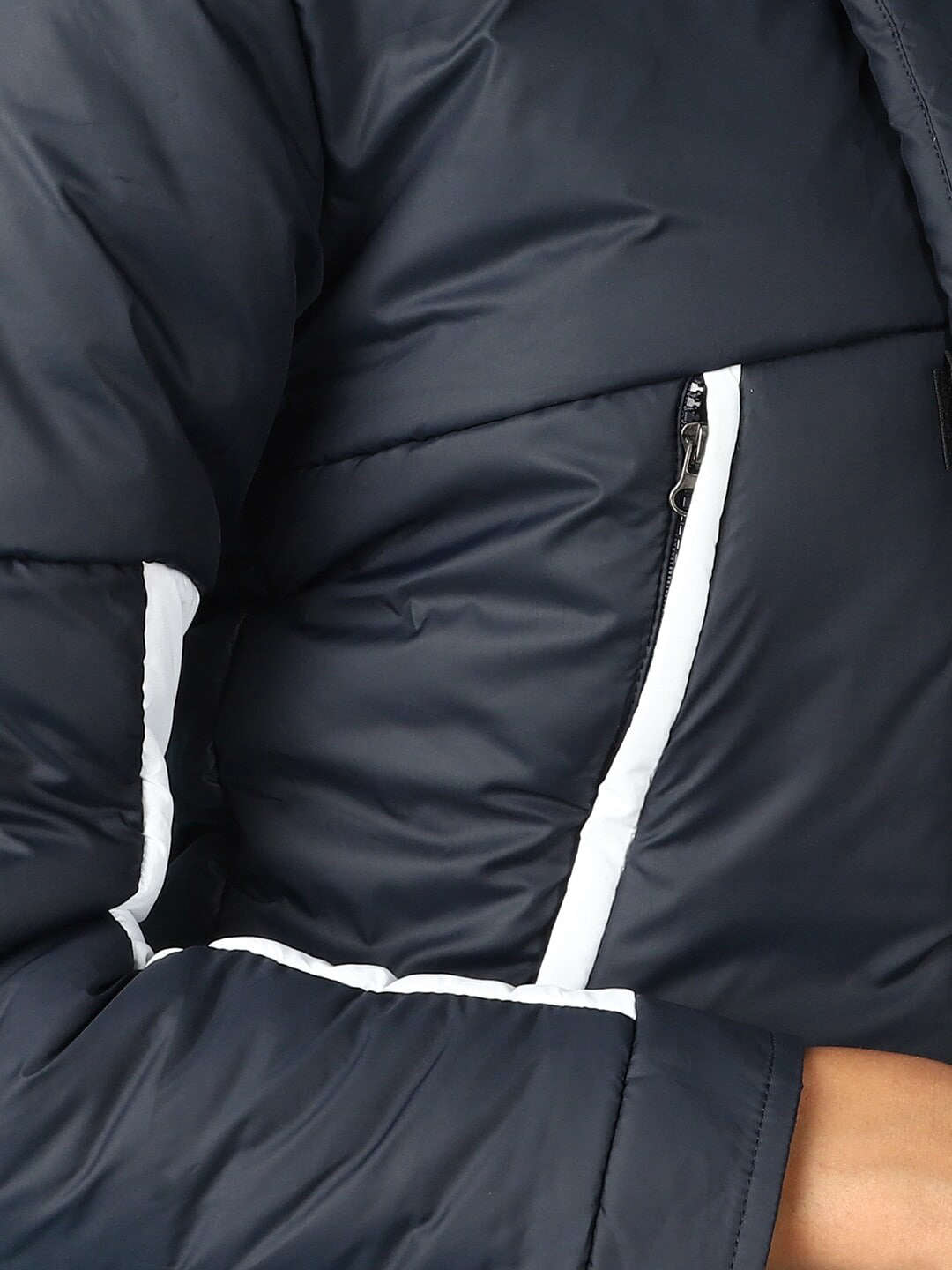 Women's Colorblock High Neck Jacket