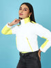 Women's Colorblock High Neck Jacket