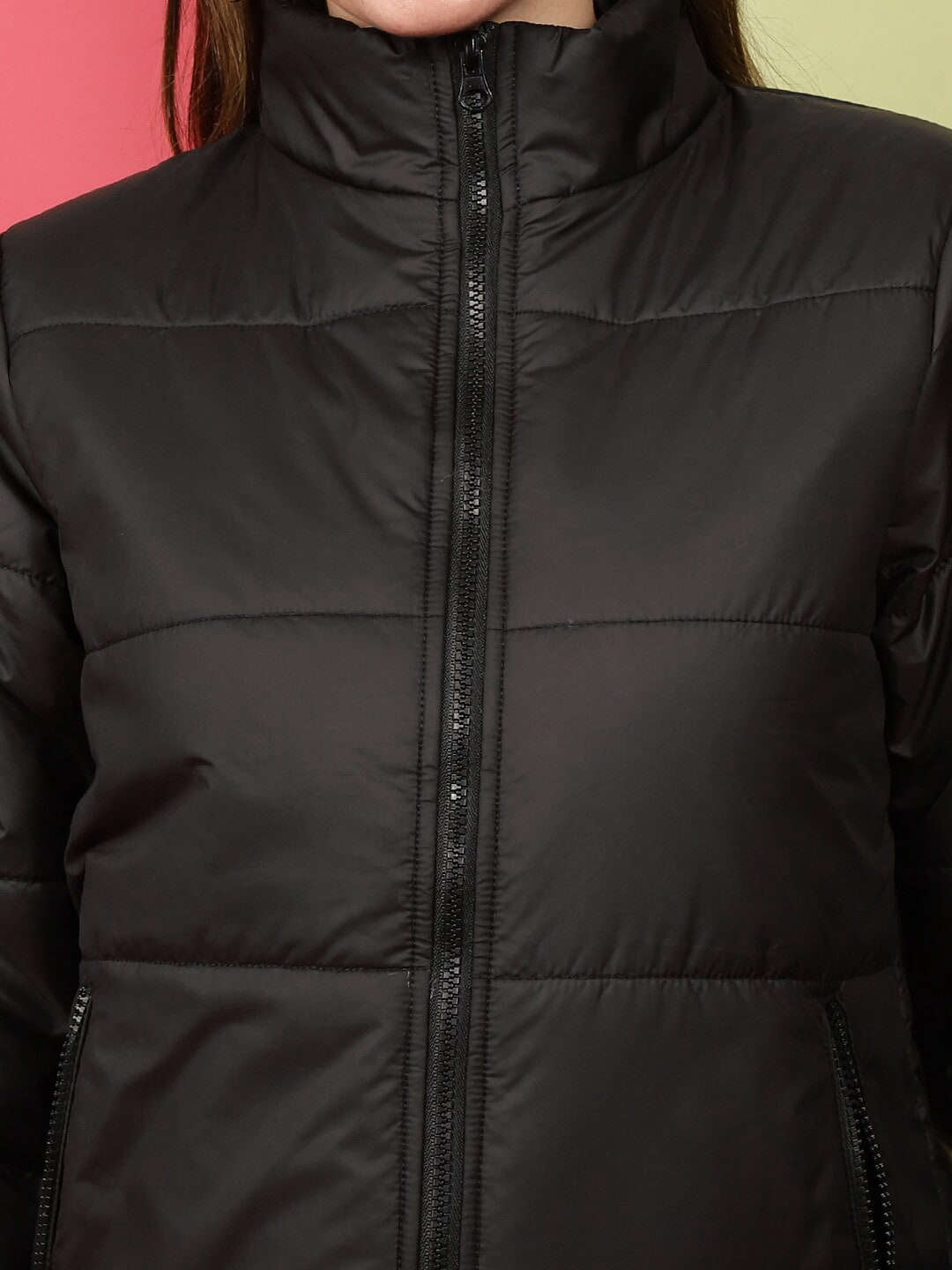 Women's High Neck Puffer Jacket