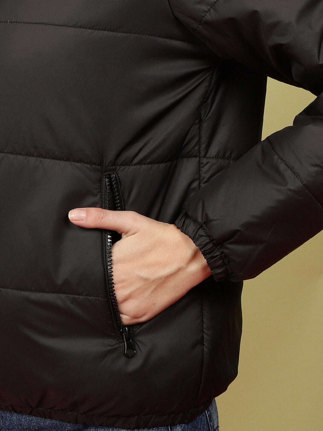 Women's High Neck Puffer Jacket