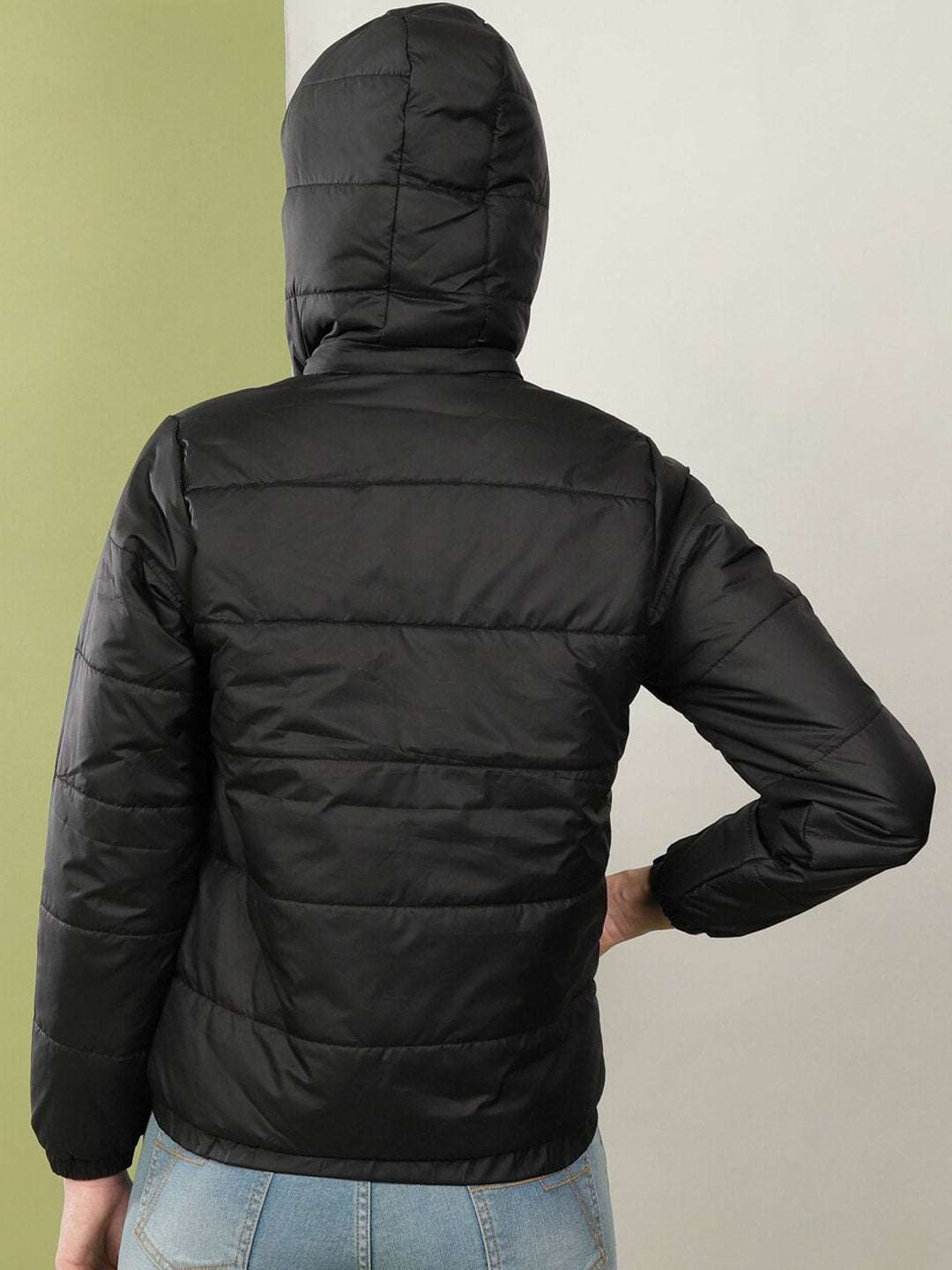 Women's Detachable Hood Puffer Jacket