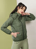 Women's Detachable Hood Puffer Jacket