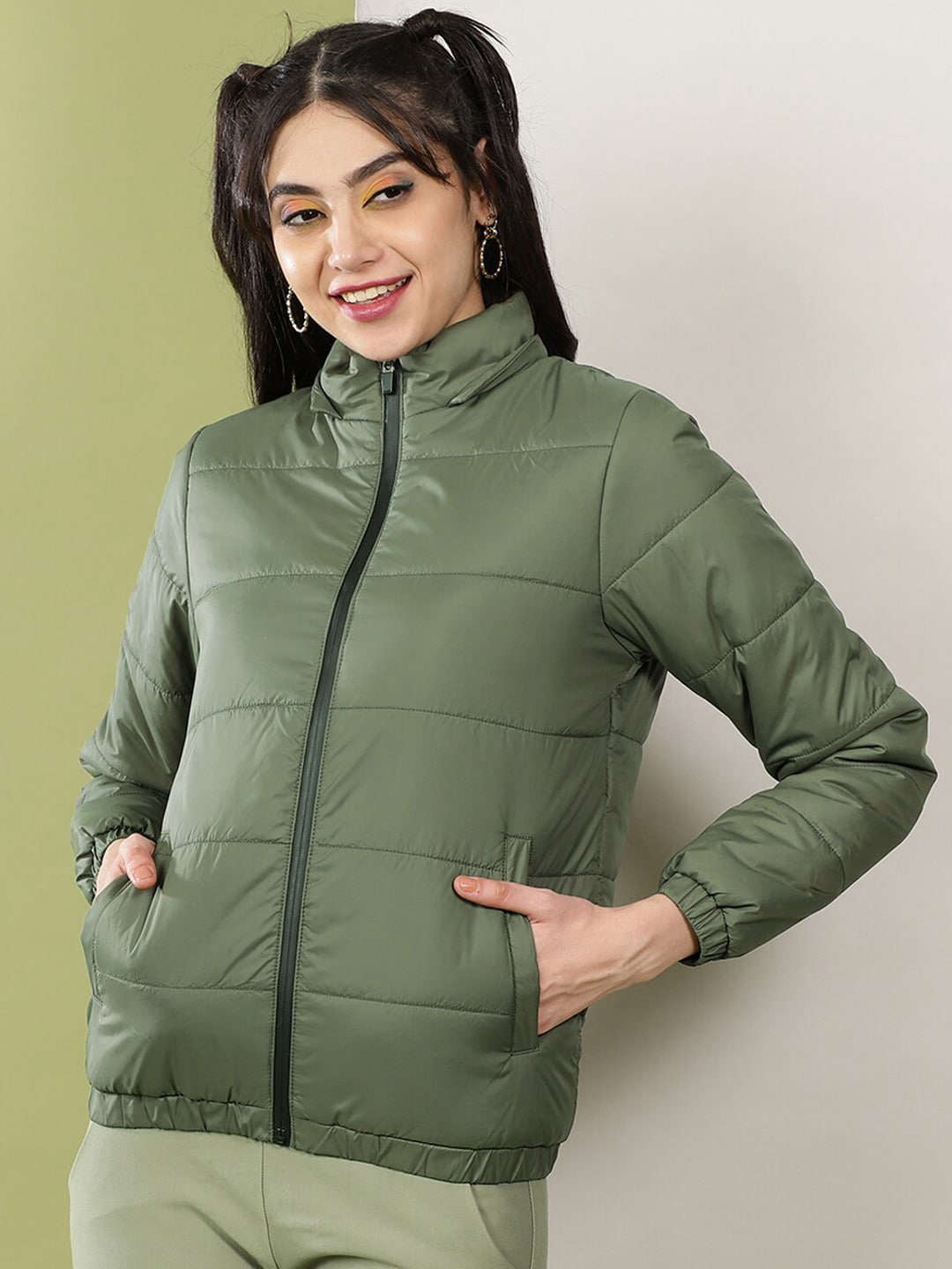 Women's Detachable Hood Puffer Jacket