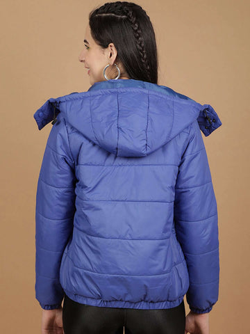 Women's Detachable Hood Puffer Jacket