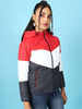 Women's Colorblock Detachable Hood Jacket