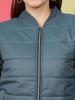 Women's Puffer Jacket With Rib