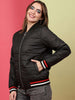 Women's Puffer Jacket With Rib