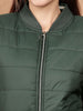 Women's Puffer Jacket With Rib