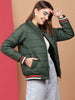 Women's Puffer Jacket With Rib