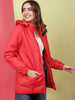 Women's Short Parka With Hood