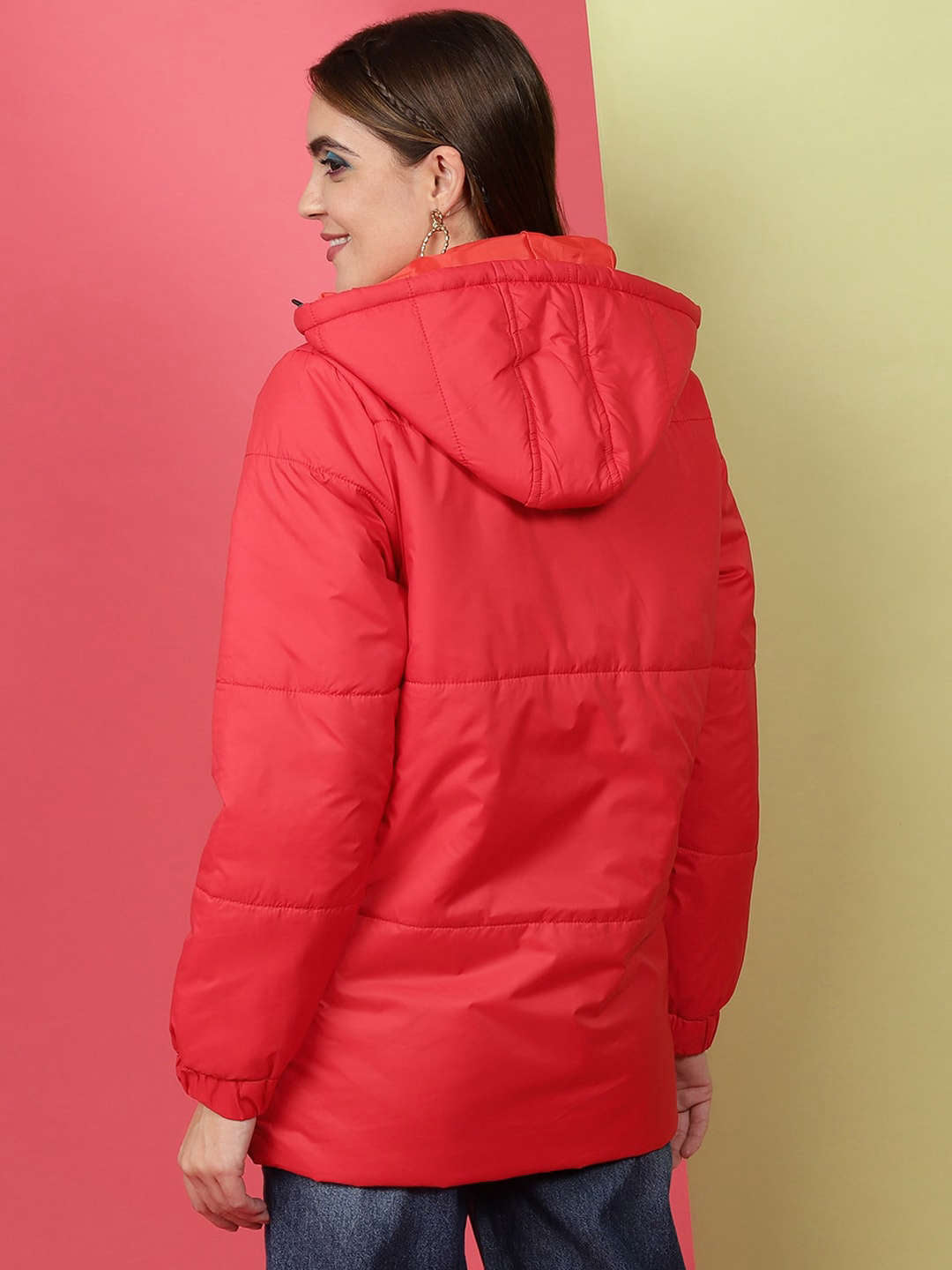 Women's Short Parka With Hood