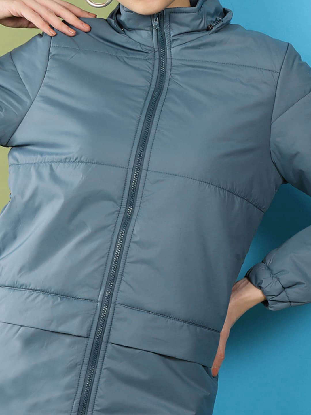 Women's Short Parka With Hood