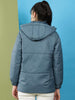 Women's Short Parka With Hood