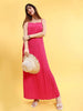 Women's Fit And Flare Long Dress