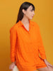 Women's Solid Oversized Fit Shirt
