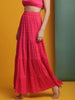 Women's Seer Sucker Elasticated Long Skirt