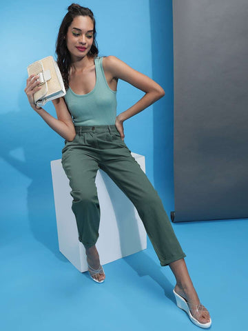 Women's Pleated Trouser