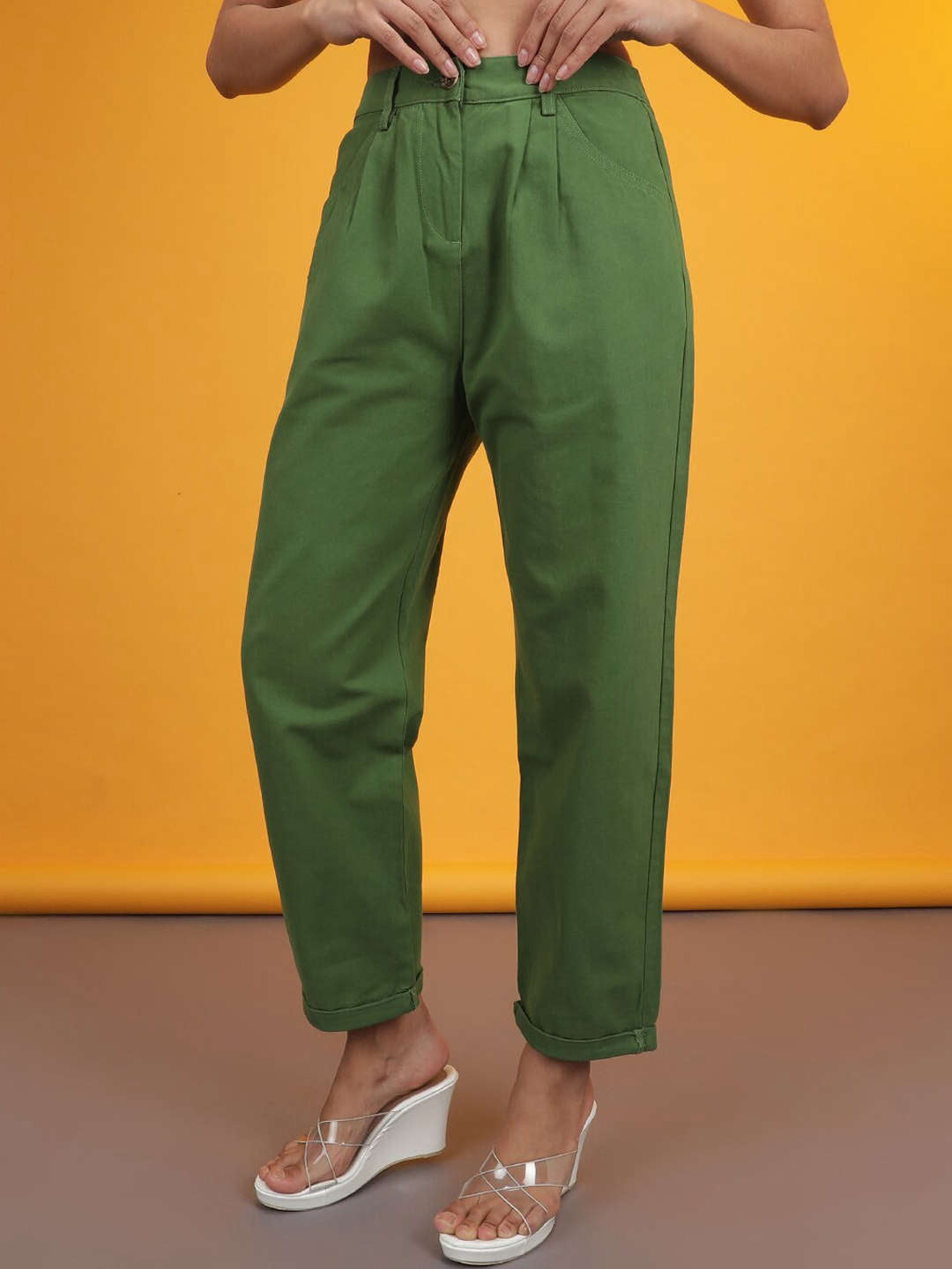 Women's Pleated Trouser