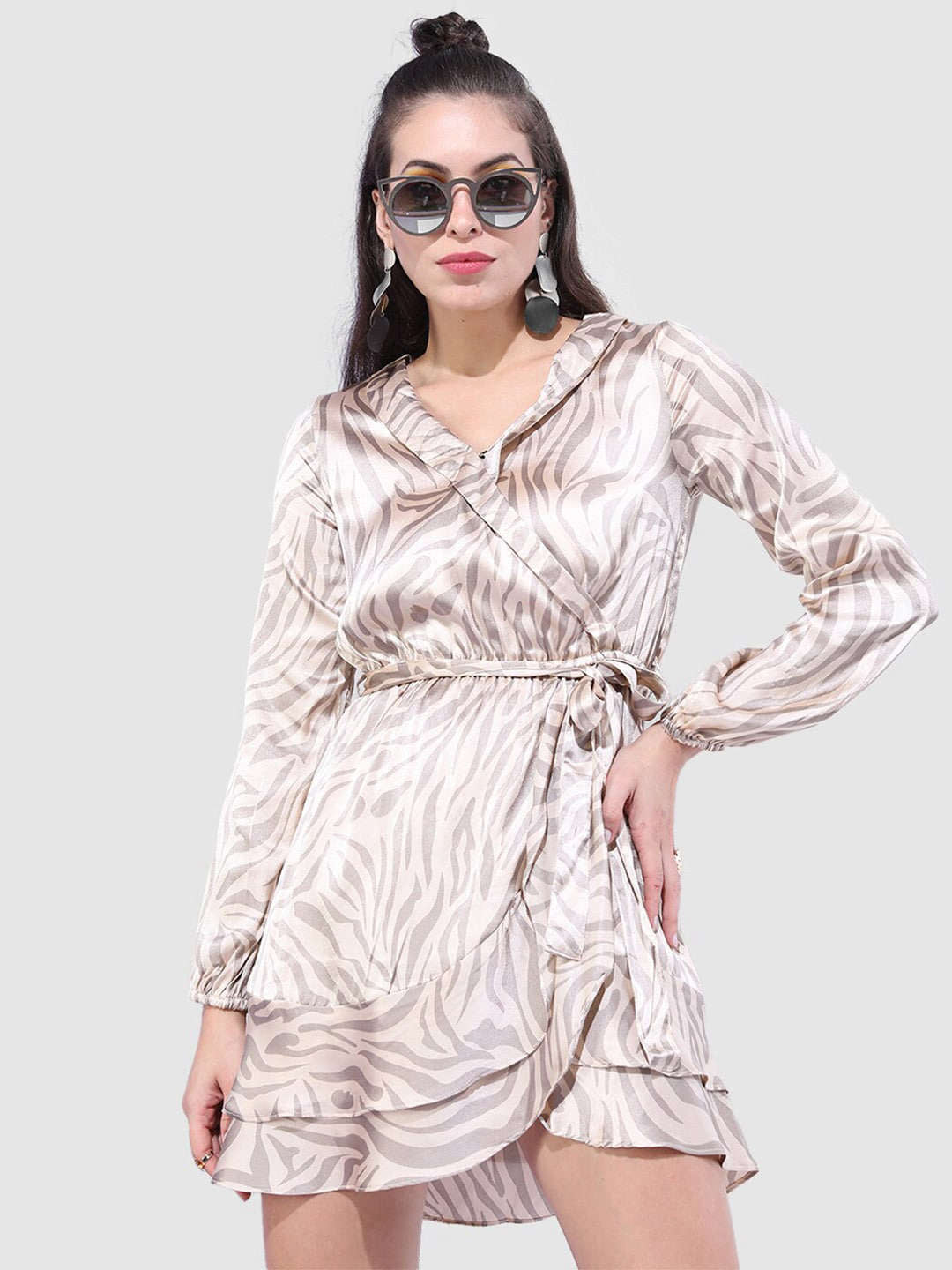 Women's Zebra Printed Dress