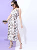 Women's Printed Elasticated Strapy Dress