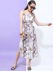 Women's Printed Elasticated Strapy Dress