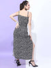 Women's Printed Elasticated Strapy Dress