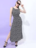 Women's Printed Elasticated Strapy Dress