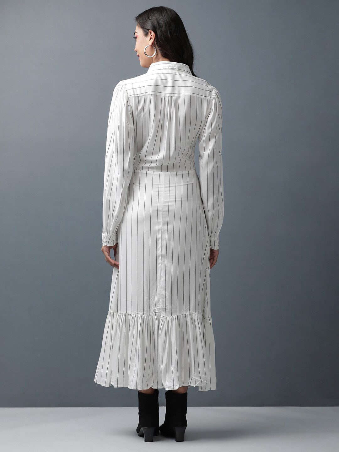 Women's Striped Maxi Dress