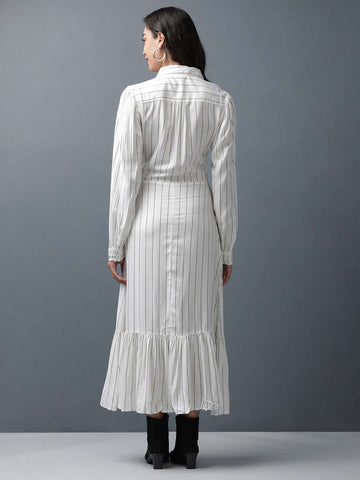 Women's Striped Maxi Dress