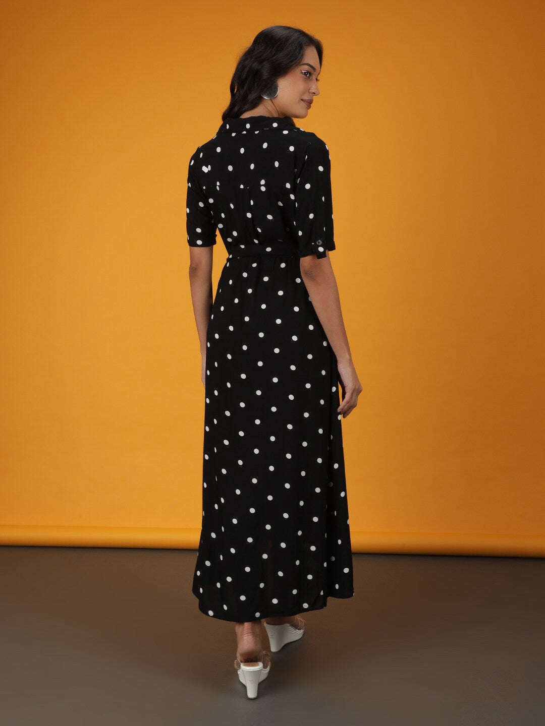 Women's Polka Dot Sheath Dress