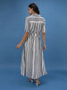 Women's Striped Sheath Dress
