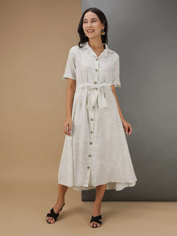 Women's Striped Sheath Dress