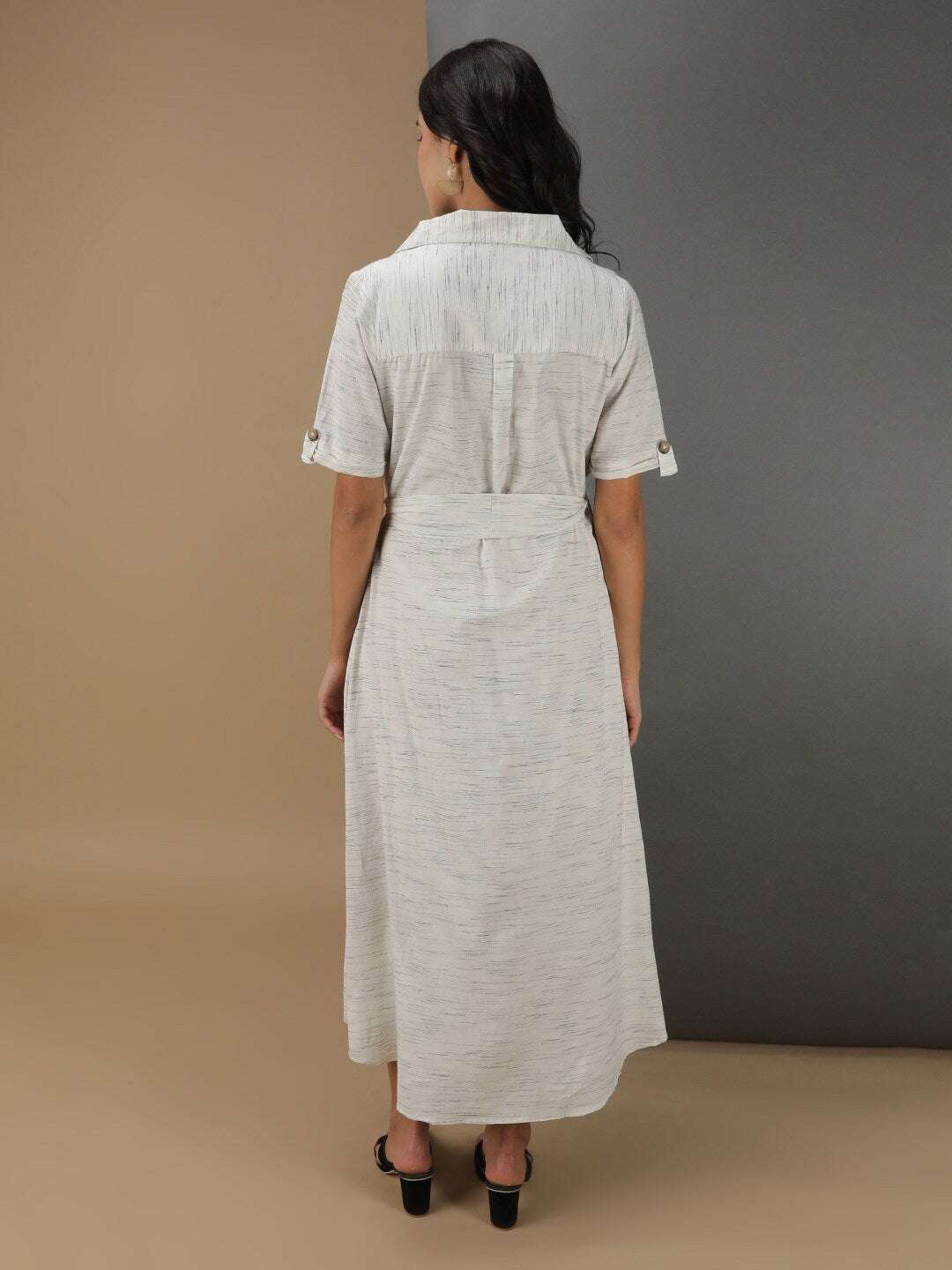 Women's Striped Sheath Dress