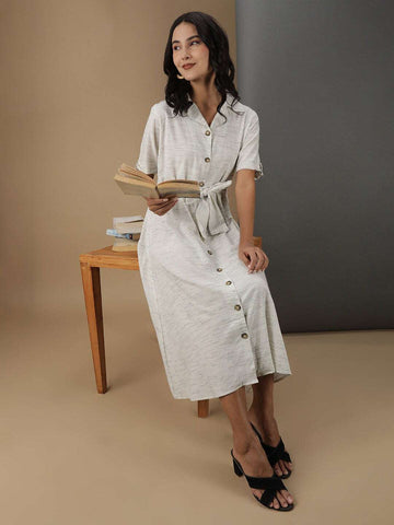 Women's Striped Sheath Dress