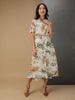 Women's Tropical Printed Sheath Dress