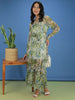 Women's Tropical Printed Flare Maxi Dress
