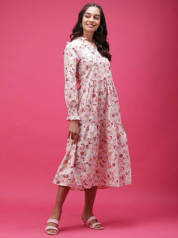 Women's Floral Printed Dress