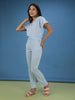 Women's Solid Jumpsuit With Scoop Pockets