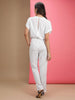 Women's Solid Jumpsuit With Scoop Pockets